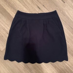Loft Navy Skirt